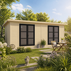 26% Rabatt ✓ 6 × 3 m | Gartenhütte Alu Line 28-H | Pultdach | modern Unkategorisiert online kaufen