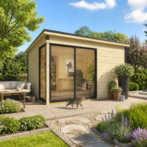 26% Rabatt ✓ 4 × 4 m | Gartenhütte Amrum-3 | modern | Massivholz Unkategorisiert online kaufen