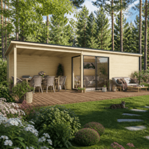 26% Rabatt ✓ 5 × 3 m | Gartenhütte Amrum-4 mit Anbau | modern | Massivholz Unkategorisiert online kaufen 26% Rabatt ✓ 5 × 3 m | Gartenhütte Amrum-4 mit Anbau | modern | Massivholz Unkategorisiert online kaufen