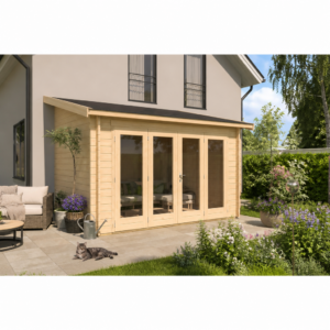 26% Rabatt ! Gartenhütte Modell Anbau Lounge 44 A 6x4m Unkategorisiert online kaufen