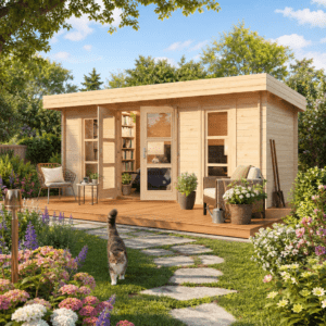 26% Rabatt ✓ 6 × 4 m | Gartenhütte Cannes 34 | Flachdach | modern | Massivholz Unkategorisiert online kaufen 26% Rabatt ✓ 6 × 4 m | Gartenhütte Cannes 34 | Flachdach | modern | Massivholz Unkategorisiert online kaufen