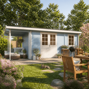 26% Rabatt ! Fjordholz Gartenhütte Modell Carin 44 B +SD 6x3m Unkategorisiert online kaufen