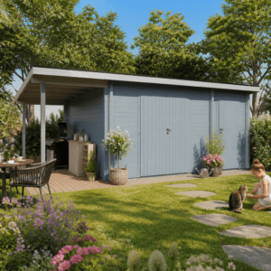 26% Rabatt ✓ Gartenhütte Carin 44 D + SD | Schleppdach | modern | Massivholz Unkategorisiert online kaufen