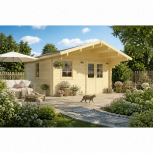 26% Rabatt ✓ 5 × 4 m | Gartenhütte Chicago 70 A | Satteldach | modern | klassisch | Massivholz Unkategorisiert online kaufen
