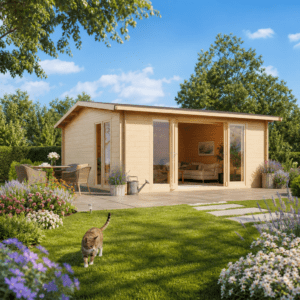 26% Rabatt ✓ 6 × 4 m | Gartenhütte Davos 44 B | Satteldach | klassisch | Massivholz Unkategorisiert online kaufen
