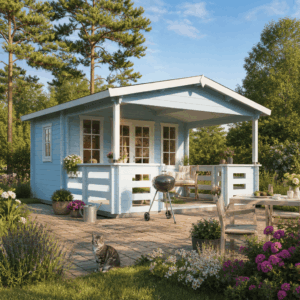 26% Rabatt ! Fjordholz Gartenhütte Modell Franjo 44 B 5x4m Unkategorisiert online kaufen