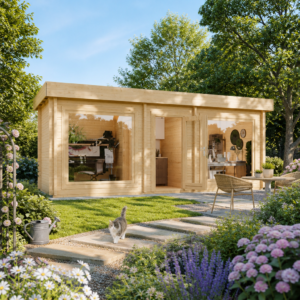 26% Rabatt ✓ 6 × 4 m | Gartenhütte Funny 70 | Massivholz Unkategorisiert online kaufen
