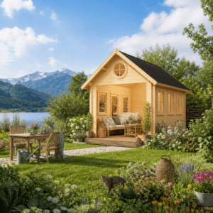 26% Rabatt ✓ Gartenhütte Glarus 70 | klassisch | Massivholz | 4 × 3 m Unkategorisiert online kaufen