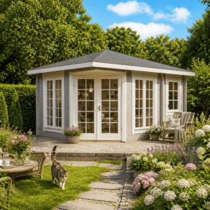 26% Rabatt ✓ Gartenhütte Glasgow 44 A | Massivholz | 4 × 3 m Unkategorisiert online kaufen