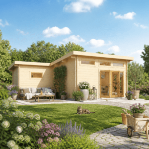 26% Rabatt ✓ Gartenhütte Harbord 70 | Pultdach | modern | Massivholz | 10 × 9 m Unkategorisiert online kaufen
