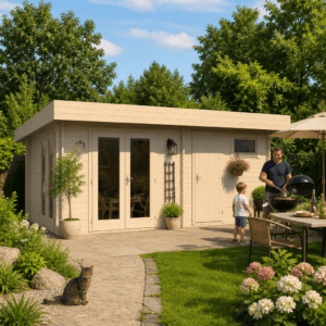 26% Rabatt ! Fjordholz Gartenhütte Modell Helmer 44 6x3m Unkategorisiert online kaufen