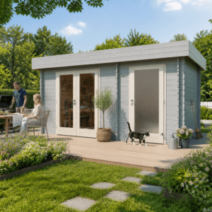 26% Rabatt ! Fjordholz Gartenhütte Modell Hilla 44 4x3m Unkategorisiert online kaufen
