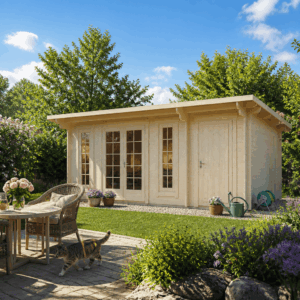 26% Rabatt ! Fjordholz Gartenhütte Modell Jacob 44 B mit Abstell 6x4m Unkategorisiert online kaufen