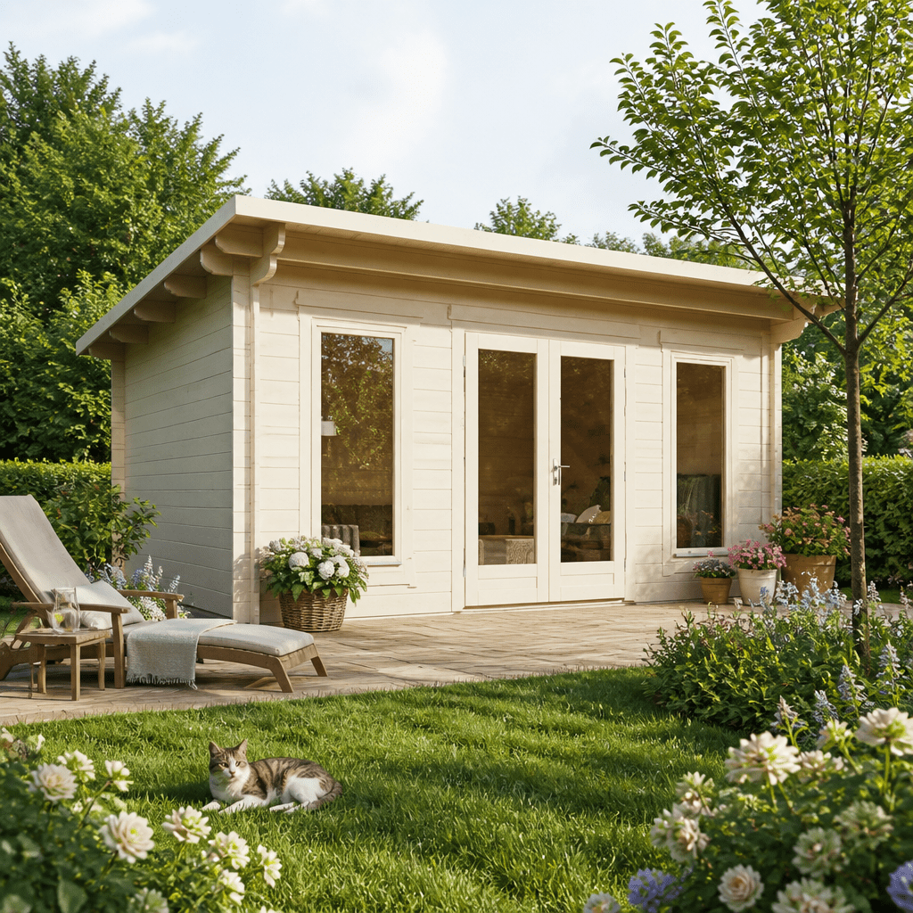 26% Rabatt ! Fjordholz Gartenhütte Modell Jacob 44 E 5x3m