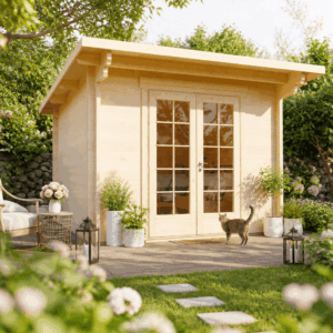 26% Rabatt ✓ 3 × 3 m | Gartenhütte Jacob 70 A | Pultdach | modern | Massivholz Unkategorisiert online kaufen