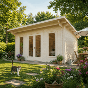 26% Rabatt ✓ Gartenhütte Jacob 70 F | Pultdach | modern | Massivholz | 5 × 5 m Unkategorisiert online kaufen