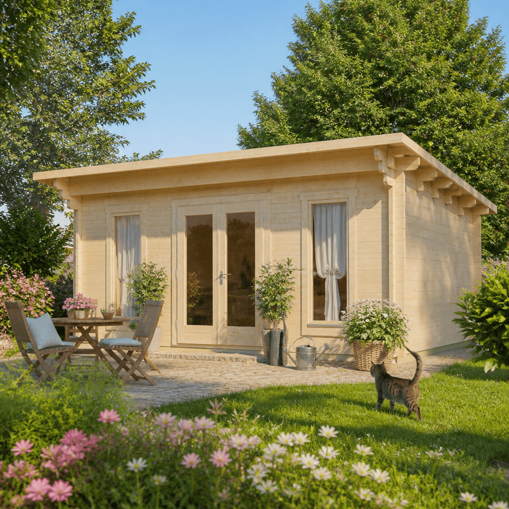 26% Rabatt ! Fjordholz Gartenhütte Modell Jacob 90 G 6x5m