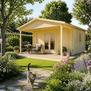 26% Rabatt ✓ Gartenhütte Julia 44 A | Vordach | Satteldach | klassisch | Massivholz | 5 × 4 m Unkategorisiert online kaufen