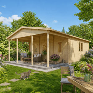 26% Rabatt ✓ Gartenhütte Julia 70 F | Vordach | Satteldach | klassisch | Massivholz | 6 × 5 m Unkategorisiert online kaufen