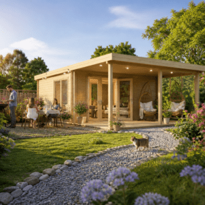 26% Rabatt ✓ Gartenhütte Kaarlo 44 | Vordach | Terrasse | Flachdach | modern | 6 × 4 m Unkategorisiert online kaufen