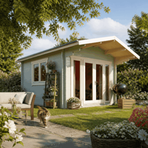 26% Rabatt ! Fjordholz Gartenhütte Modell Kim 70 C 4x4m Unkategorisiert online kaufen