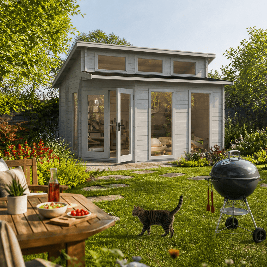 26% Rabatt ! Fjordholz Gartenhütte Modell Kono 44 A 4x3m