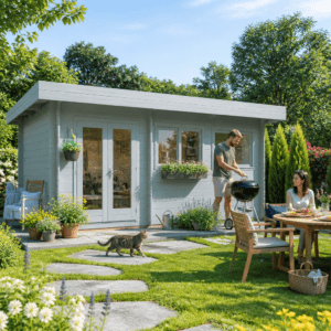 26% Rabatt ✓ 6 × 4 m | Gartenhütte Kurt 44 B | Flachdach | modern | Massivholz Unkategorisiert online kaufen
