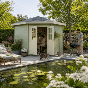 26% Rabatt ! Gartenhütte Modell Leon 40 B 3x3m Unkategorisiert online kaufen
