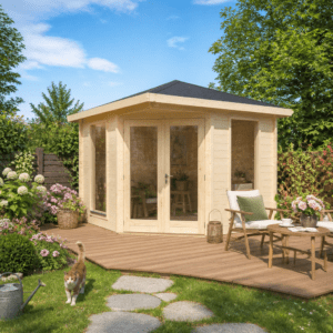 26% Rabatt ✓ 4 × 2 m | Gartenhütte Lisa 44 A Modern | Massivholz Unkategorisiert online kaufen