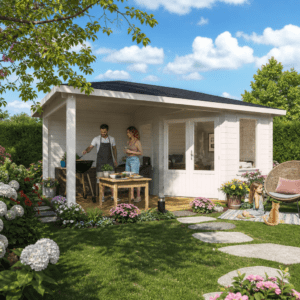 26% Rabatt ✓ 6 × 4 m | Gartenhütte Lisa 44 D Klassik | Terrasse | Massivholz Unkategorisiert online kaufen 26% Rabatt ✓ 6 × 4 m | Gartenhütte Lisa 44 D Klassik | Terrasse | Massivholz Unkategorisiert online kaufen