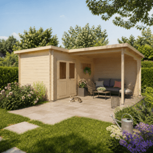 26% Rabatt ✓ 6 × 4 m | Gartenhütte Lola 28 | Pultdach | modern | Massivholz Unkategorisiert online kaufen