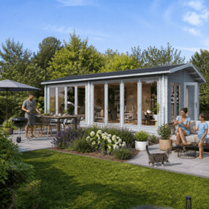 26% Rabatt ✓ 6 × 4 m | Gartenhütte Marina 44 | Satteldach | klassisch | Massivholz Unkategorisiert online kaufen
