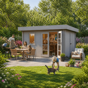 26% Rabatt ✓ 4 × 4 m | Gartenhütte Mario 44 | modern | Massivholz Unkategorisiert online kaufen
