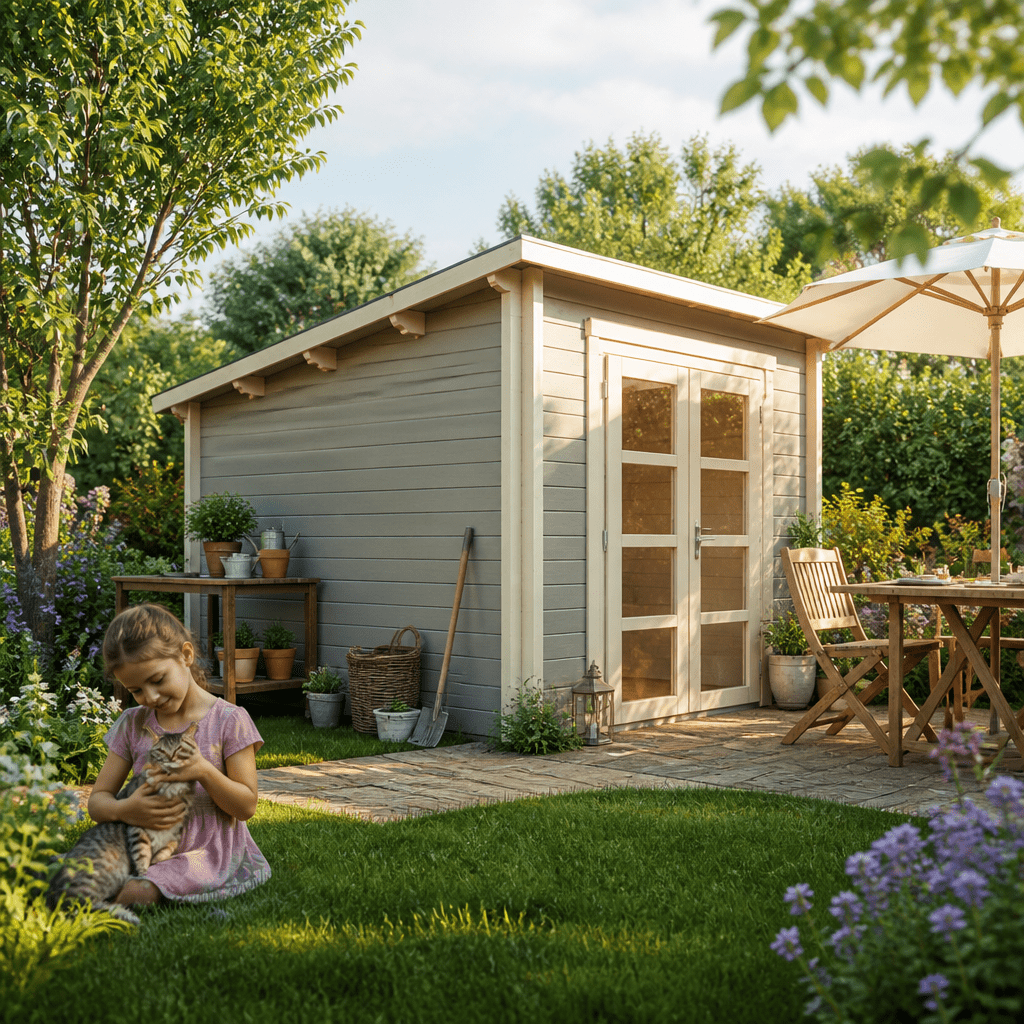 26% Rabatt ! Fjordholz Gartenhütte Modell Max 44 H 4x3m