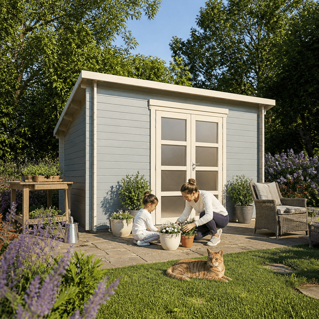 26% Rabatt ! Fjordholz Gartenhütte Modell Max 44 I 4x4m