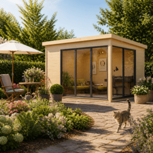 26% Rabatt ✓ 4 × 3 m | Gartenhütte Mia 28 B | Pultdach | modern | Massivholz Unkategorisiert online kaufen 26% Rabatt ✓ 4 × 3 m | Gartenhütte Mia 28 B | Pultdach | modern | Massivholz Unkategorisiert online kaufen
