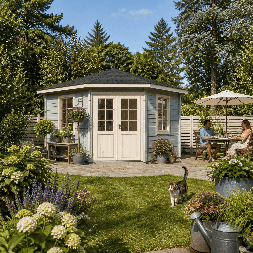 26% Rabatt ! Gartenhütte Modell Michel 40 A 4x4m
