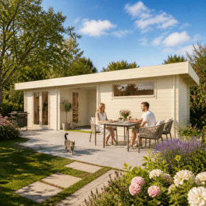 26% Rabatt ! Fjordholz Gartenhütte Modell Milan 44 10x4m Unkategorisiert online kaufen