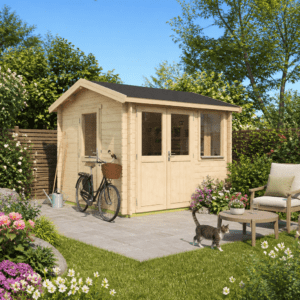 26% Rabatt ✓ 4 × 3 m | Gartenhütte Narvic 70 A | Satteldach | klassisch | Massivholz Unkategorisiert online kaufen