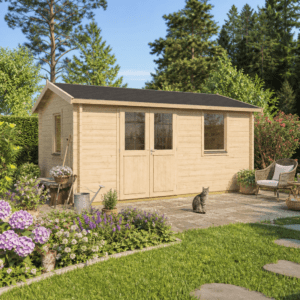 26% Rabatt ✓ 6 × 4 m | Gartenhütte Narvic 70 E | Satteldach | klassisch | Massivholz Unkategorisiert online kaufen