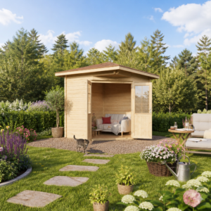 26% Rabatt ! Gartenhütte Modell Nina 28 B 3x3m Unkategorisiert online kaufen