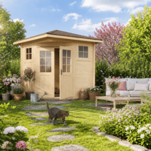 26% Rabatt ✓ Gartenhütte Nina 28 C | Massivholz | 3 × 3 m Unkategorisiert online kaufen