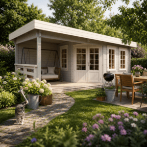 26% Rabatt ! Fjordholz Gartenhütte Modell Nora 44 F Klassik 7x5m Unkategorisiert online kaufen