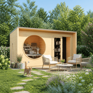 26% Rabatt ✓ 6 × 4 m | Gartenhütte Office Box Größe L nat | Terrasse | modern | Massivholz Unkategorisiert online kaufen 26% Rabatt ✓ 6 × 4 m | Gartenhütte Office Box Größe L nat | Terrasse | modern | Massivholz Unkategorisiert online kaufen