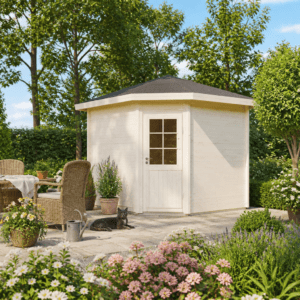 26% Rabatt ✓ 3 × 3 m | Gartenhütte Panta 28 B | Massivholz Unkategorisiert online kaufen