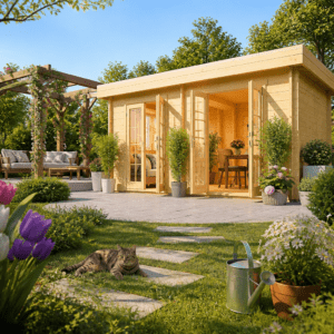26% Rabatt ✓ 6 × 4 m | Gartenhütte Pia 44 | modern | Massivholz Unkategorisiert online kaufen 26% Rabatt ✓ 6 × 4 m | Gartenhütte Pia 44 | modern | Massivholz Unkategorisiert online kaufen