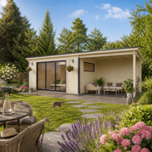 26% Rabatt ✓ 6 × 3 m | Gartenhütte Poel-3 mit Anbau | modern | Massivholz Unkategorisiert online kaufen 26% Rabatt ✓ 6 × 3 m | Gartenhütte Poel-3 mit Anbau | modern | Massivholz Unkategorisiert online kaufen