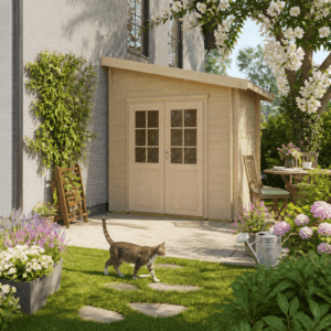 26% Rabatt ✓ Gartenhütte Pulti 44 D | modern | Massivholz | 3 × 2 m Unkategorisiert online kaufen