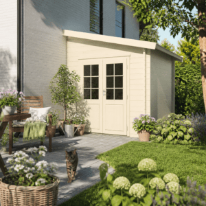26% Rabatt ✓ 3 × 3 m | Gartenhütte Pulti 44 E | modern | Massivholz Unkategorisiert online kaufen