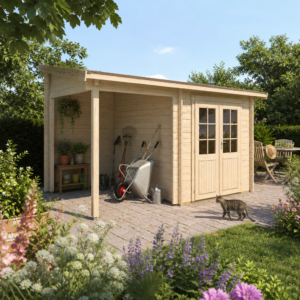 26% Rabatt ! Gartenhütte Modell Pulti 44 H 4x3m Unkategorisiert online kaufen